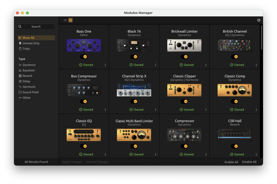 Die Mastering Console von T-RackS 6