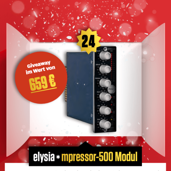 Der mpressor 500 trägt das Erbgut des fantastischen mpressor rack ins 500er Modulformat. Wie sein großer Bruder vereint der mpressor 500 enormen Punch mit einem vollen und detaillierten Class-A Sound. Seine herausragende Klanggüte und Flexibilität machen ihn zur exzellenten Wahl beim Aufnehmen und Abmischen, während seine vielen Sonderfeatures erstaunliche Dynamik-Effekte weit außerhalb der Reichweite normaler Kompressoren erzeugen.