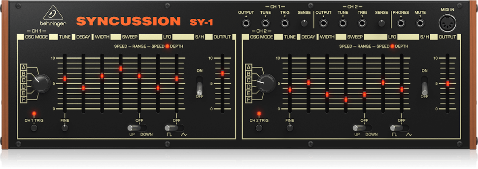 Test: Behringer Syncussion SY-1 – Kult-Drums unter 200 Euro