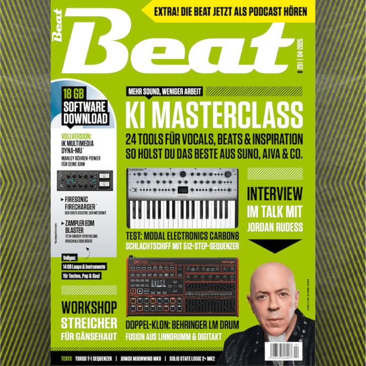 Meistere KI-Musikproduktion: 24 Tools für Vocals, Beats & Inspiration | KI und Recht – Die wichtigsten Antworten | Geschenkt: Manley-Kompressor im Wert von 118 €