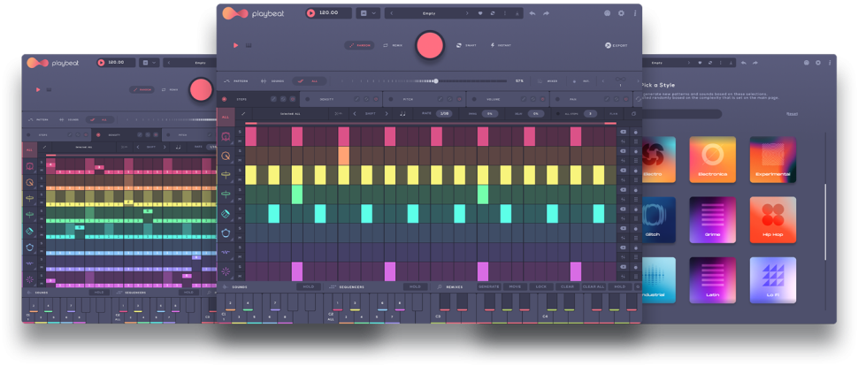 Die neue Bedienoberflächen von Playbeat 4