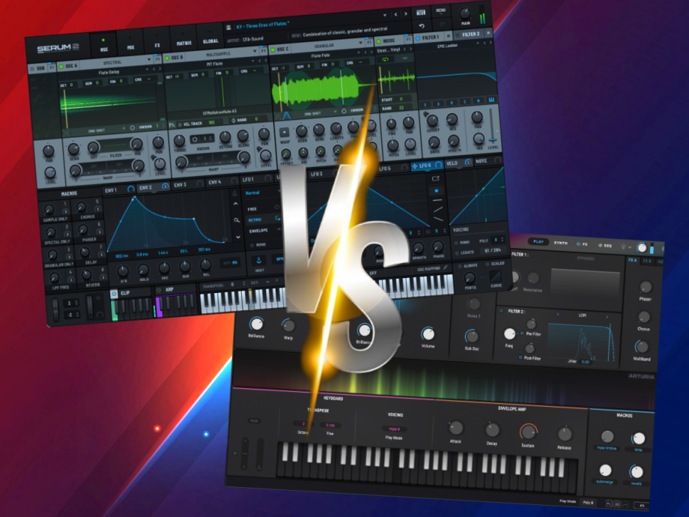 Hier werden zwei Synth-Schwergewichte auf den Prüfstand gestellt: Wie unterscheiden sich Serum 2 und Pigments 6 und welcher ist der richtige für dich?