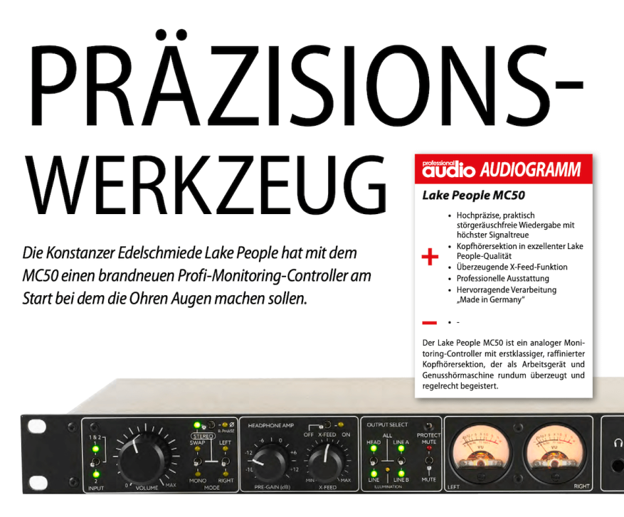 Der MC50 mag zwar „nur“ der kleine Bruder des großen MC100 Monitor-Controllers sein. Doch bekanntlich ist Größe nicht ausschlaggebend.