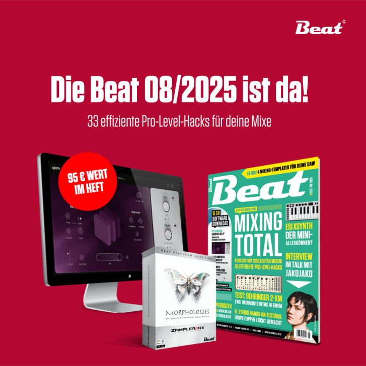 Schluss mit schlechten Mixen! In der aktuellen Beat findet ihr 33 effiziente Pro-Level-Hacks für eure Mixe und passend dazu 4 Templates für jede DAW!