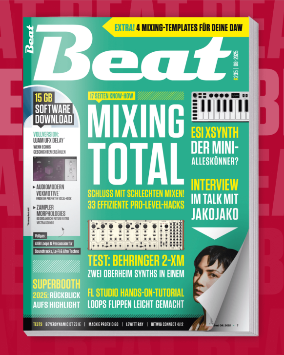 Schluss mit schlechten Mixen! In der aktuellen Beat findet ihr 33 effiziente Pro-Level-Hacks für eure Mixe und passend dazu 4 Templates für jede DAW!