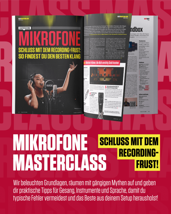 Wir brauchen Bass! Den unwiderstehlichen Groove aus fetten Basslines bekommt du mit unserer Vollversion Bloom Bass Impulse Lite. Das Genre-übergreifende Instrument sorgt für den nötigen Punch deiner Tracks. Außerdem haben wir mit dem UFX Delay und UJAM ein Delay, das als wahre Kreativwaffe im Mixdown agiert.