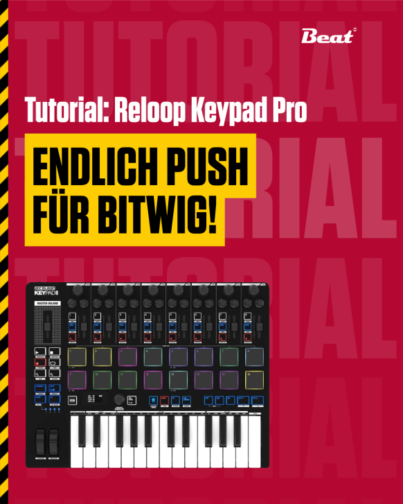 Der kompakte Controller schließt die Lücke und fungiert als Brücke zwischen der kreativen Kraft von Bitwig und dem Bedürfnis nach haptischer Kontrolle.