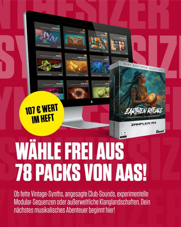 Der Knaller ist zurück! Wähle frei aus 78 Sound-Packs von Applied Acoustics mit Beat 11/25