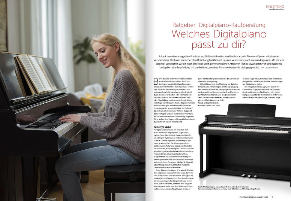 (D)ein Digitalpiano unterm Weihnachtsbaum – hol dir jetzt den großen kostenlosen Guide 2026!