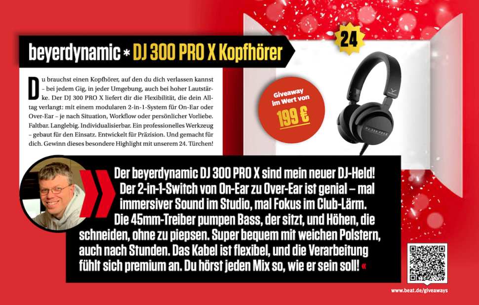 Du brauchst einen Kopfhörer, auf den du dich verlassen kannst – bei jedem Gig, in jeder Umgebung, auch bei hoher Lautstärke. 