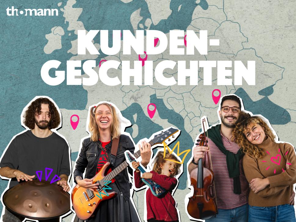 Gesucht werden Musikerinnen und Musiker, deren Erlebnisse mit ihrem Instrument oder ihrem Equipment andere Menschen inspirieren und berühren.