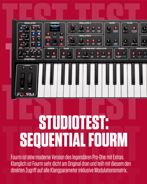 Im ausführlichen Test: Sequential Fourm – Mobiler Prophet mit 4 Stimmen