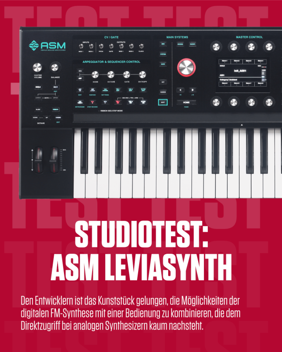 Im Test: ASM Leviasynth – Darum wurde er zum Gewinner der NAMM
