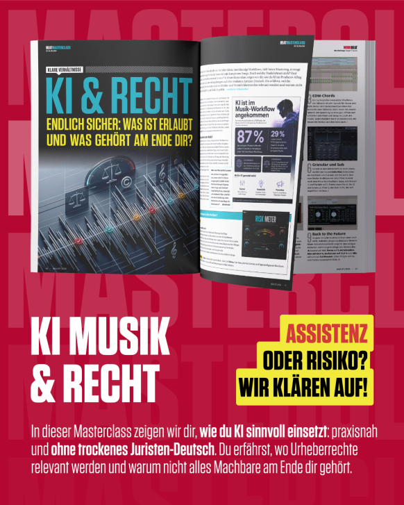  In dieser Masterclass zeigen wir dir, wie du KI im Producer-Alltag sinnvoll einsetzt: praxisnah, anwendungsbezogen und ohne trockenes Juristen-Deutsch. Du erfährst, welche Anwendungen vergleichsweise sicher sind, wo Urheber- und Persönlichkeitsrechte relevant werden und warum nicht alles, was technisch möglich ist, am Ende dir gehört.