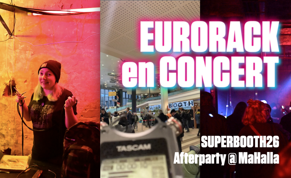 Dieses Event wurde ermöglicht durch Tascam, Erica Synths, Joranalogue Audio Design, PWM und dem Beat Magazin: Eine kuratierte Nacht mit Live-Performern aus ganz Europa und darüber hinaus, die für die Superbooth-Messe in Berlin waren.