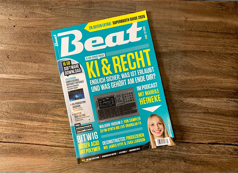 Und weil es gut zum Thema passt: In Beat Ausgabe 07/26 findet ihr mehr zum Thema KI und Recht