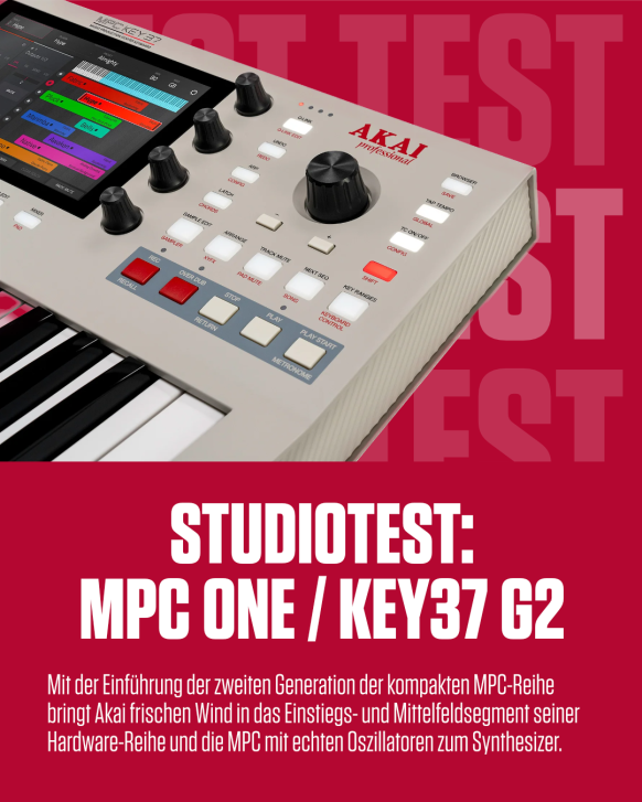 Test: Akai MPC One/Key37 G2 – Die MPC wird zum Synthesizer