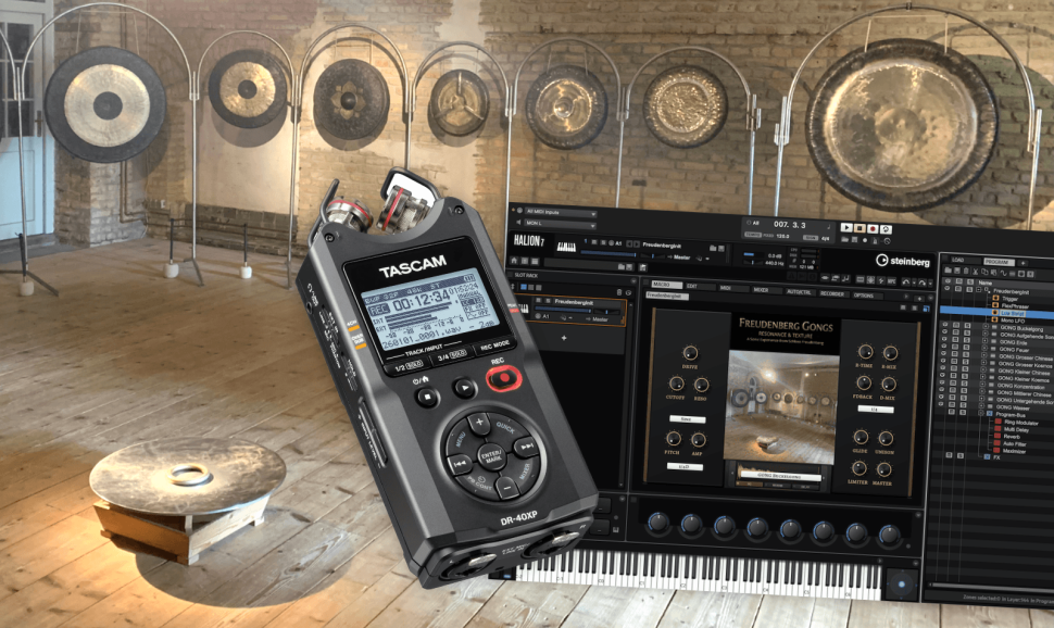 Habt ihr schonmal Drums singen gehört? Oder wisst ihr, wie Gongs schreien? Wir schon! Denn wir waren mit TASCAM im Schloss Freudenberg in Wiesbaden und haben daraus ein Projekt gemacht ...