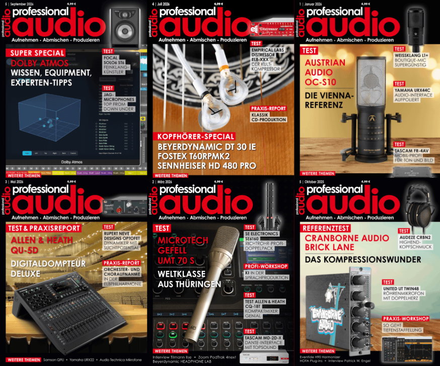 Egal ob Home-Studio, Regieraum oder unterwegs am Laptop – mit der Kombi aus BEAT und professional audio begleitest du deinen Sound von der ersten Idee bis zum finalen Mastering auf Endboss-Level.