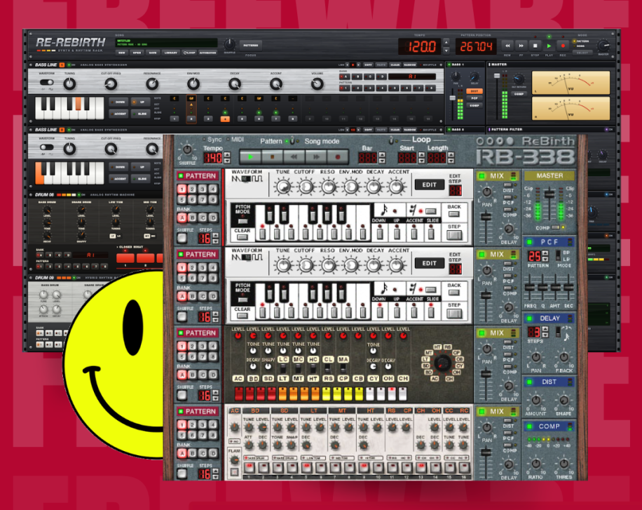 ReBirth-338 ist wieder da! Zwar erstmal “nur” im Browser und als App/AU/VST3 für macOS, aber die Windows-Version dürfte nicht lange auf sich warten lassen