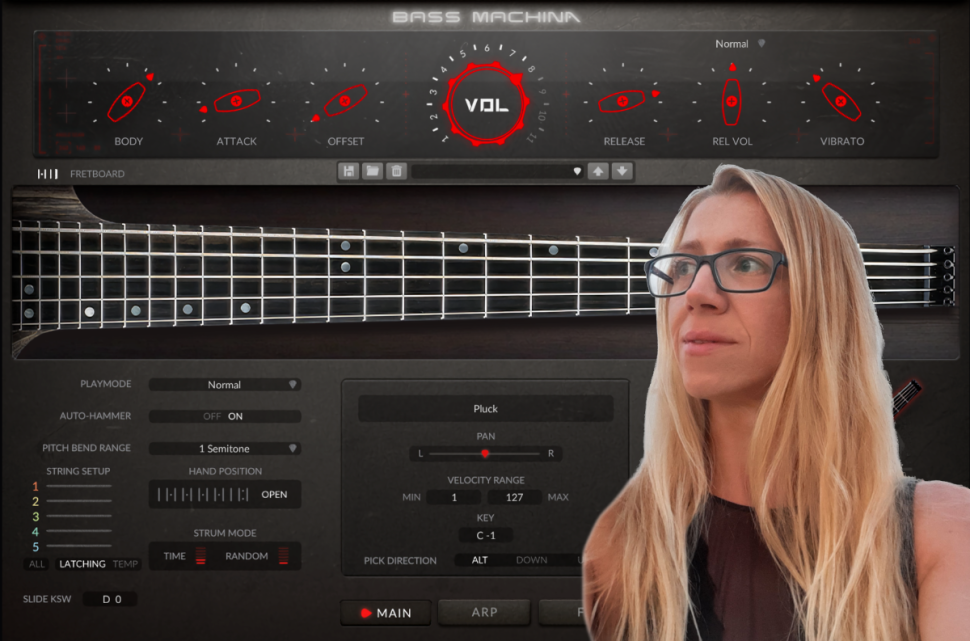 Steinberg Bass Machina bringt einen detailreich gesampelten Fünfsaiter, authentische Artikulationen und Metal-Riffs in HALion.