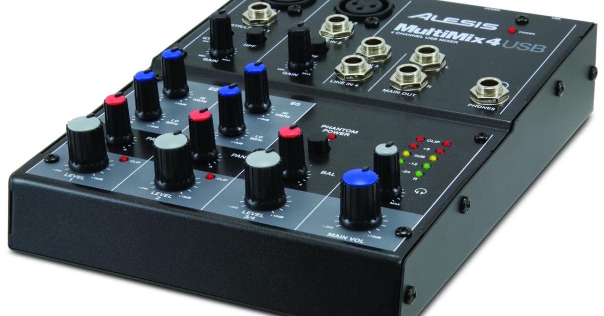 how to get alesis multimix 4 usb to work