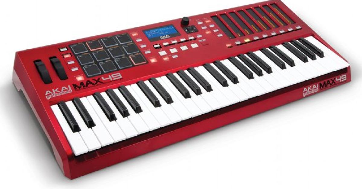 Akai MAX49 Mächtiges MIDIKeyboard mit vielen Extras Beat