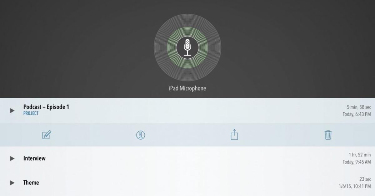 Ferrite Recording Studio für iOS Beat