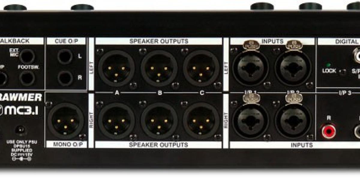 Drawmer präsentiert StudioMonitorController MC3.1 Beat