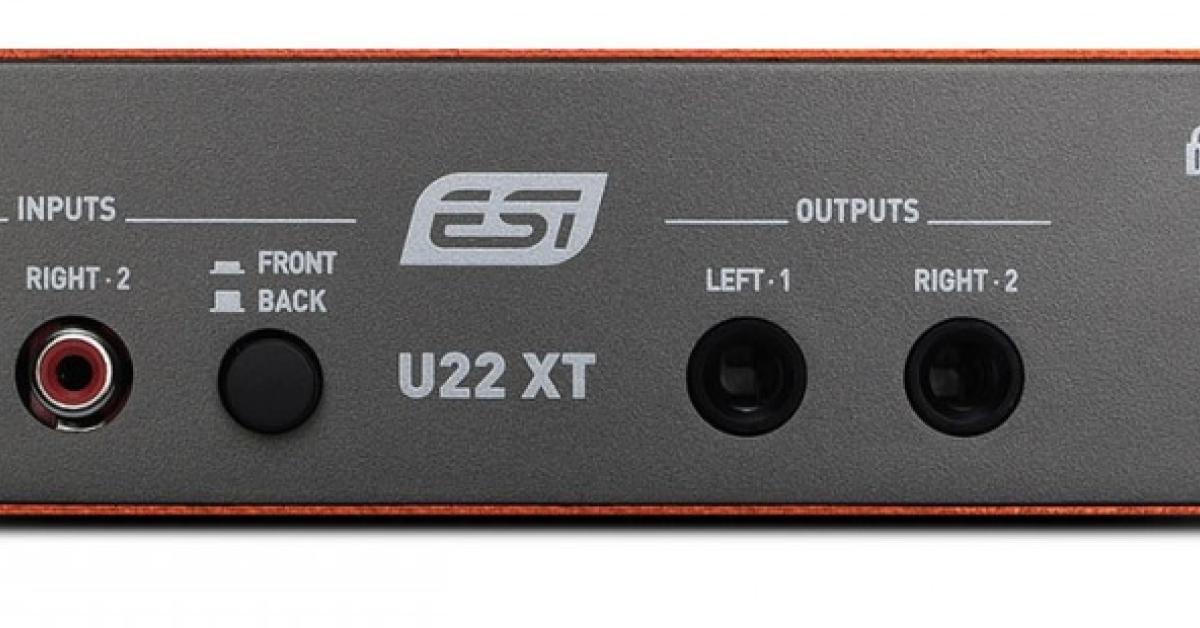 ESI U22XT Professionelles 2 x 2 USBAudioInterface Beat