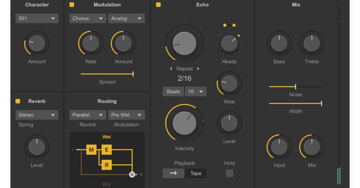 Unerwartet Space EchoEmulation Dub Machines nun auch als VST/AUPlugin