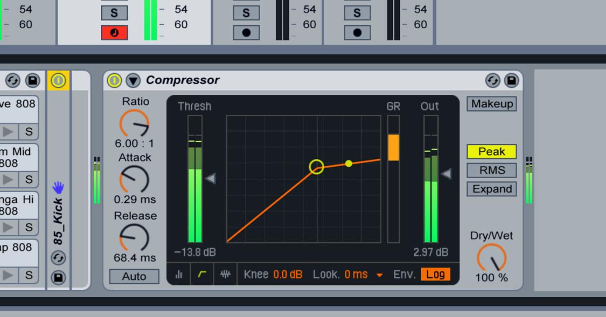 Ableton Live Tutorial Kompressor richtig einstellen