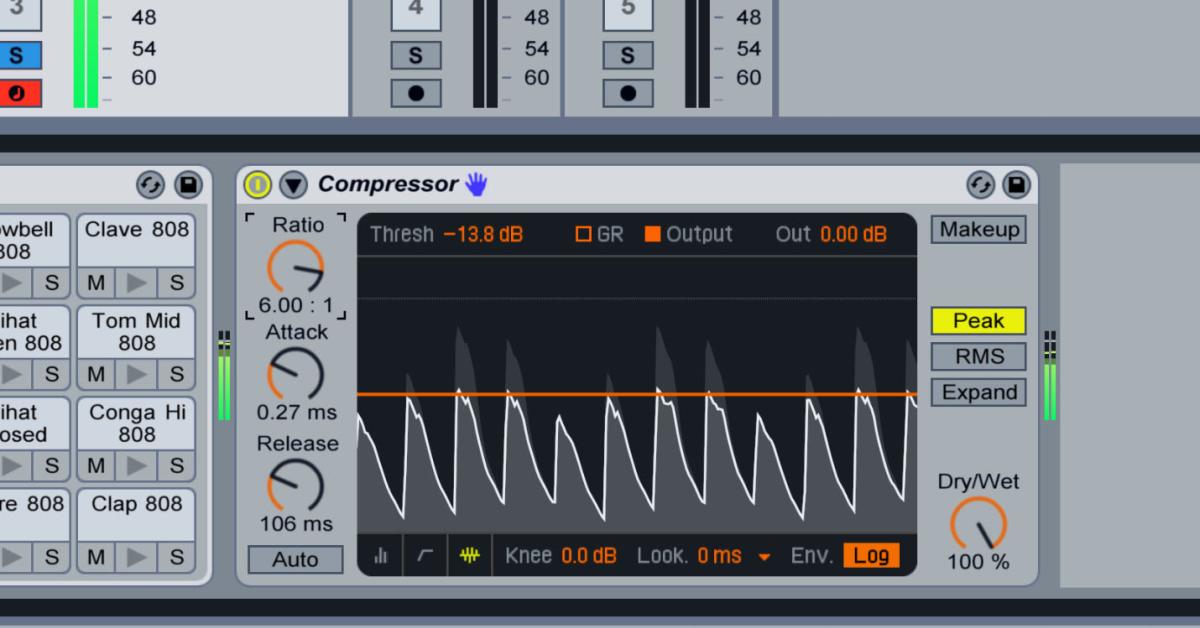 Ableton Live Tutorial Kompressor richtig einstellen