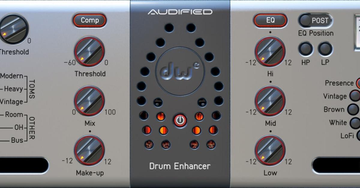 Audified DW Drum Enhancer im Kurztest der ideale DrumEffekt?
