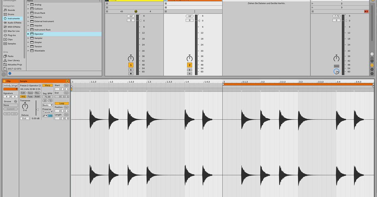 Tutorial: Präsenz trotz Reverb in Ableton Live 10
