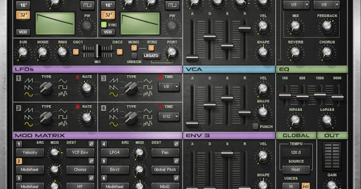 Element 2.0 deals virtual analog synth
