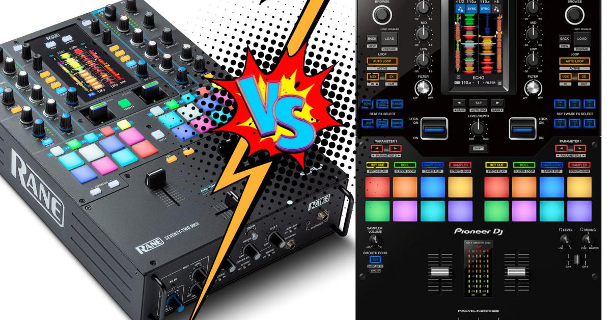 Test Rane Seventy Two mkII vs. Pioneer DJMS11