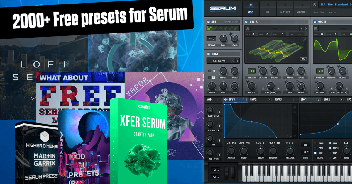 Über 2000 GratisPresets für Serum Synthesizer zum Download
