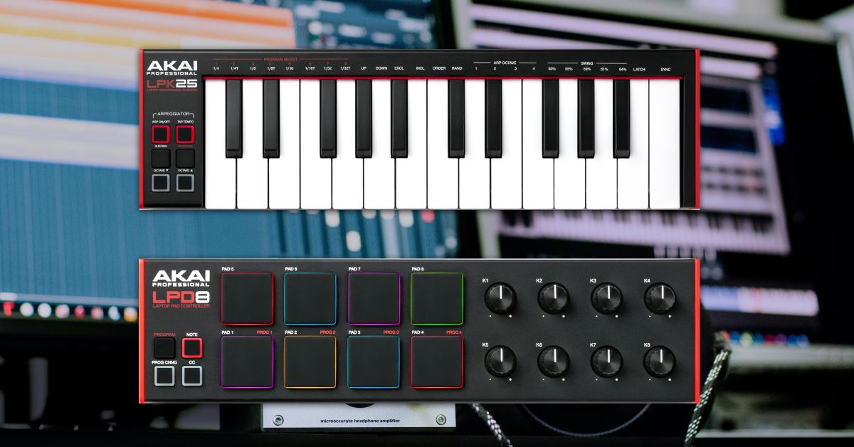 Laptop-Controller und Keyboard von AKAI (+Free Download)