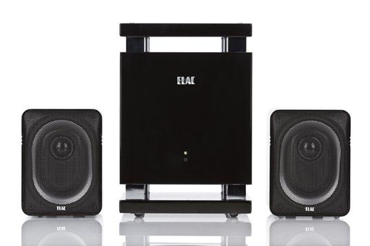 Edles Design, winzige Maße und ein brillanter Klang zeichnen das MicroMagic 2.1 von Elac aus! Elac