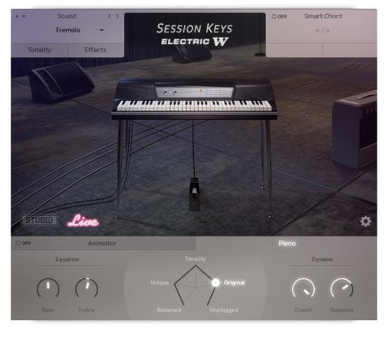 e-instruments Session Keys Electric W e-instruments