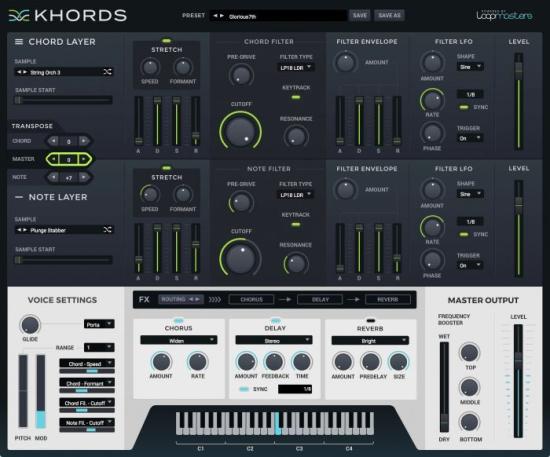 Loopmasters Khords: Spezial-Instrument für Chord-Sounds Loopmasters
