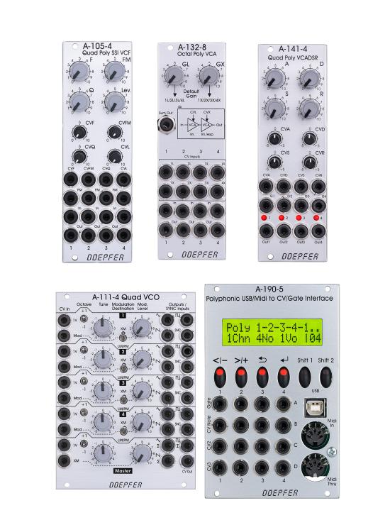 Neue Polyphone Module von Doepfer Doepfer