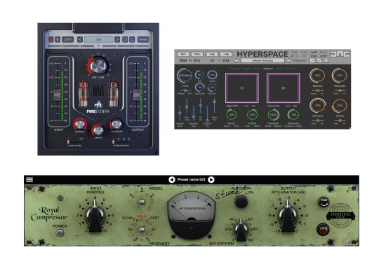 United Plugins stellen FireCobra, HyperSpace und Royal Compressor vor United Plugins