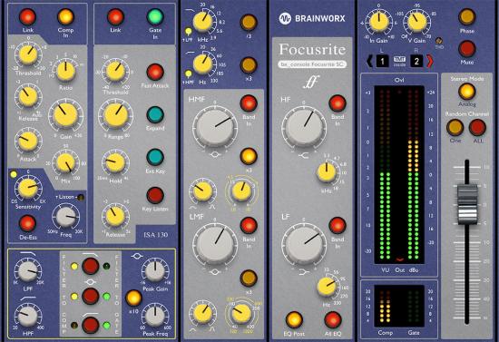 Brainworx bx_console Focusrite SC Brainworx