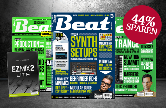 Ultimatives Audio-Special: 50% Rabatt auf das Jahresabo der Beat Beat Magazin
