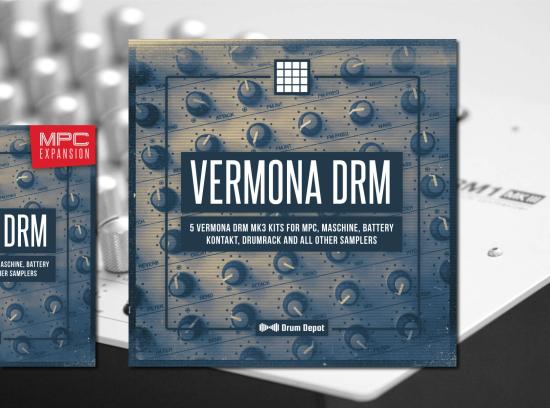 Kostenlose Drum-Legende: Vermona DRM1 Kits für alle Sampler Beat