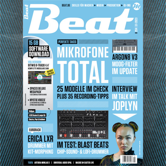 Finde das richtige Mikrofon für dich – plus 35 Experten-Tipps in BEAT 01/23 BEAT