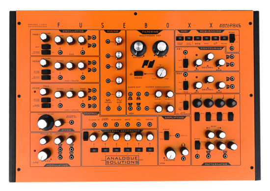 Bedieoberfläche vom Fusebox X Analog Solutions