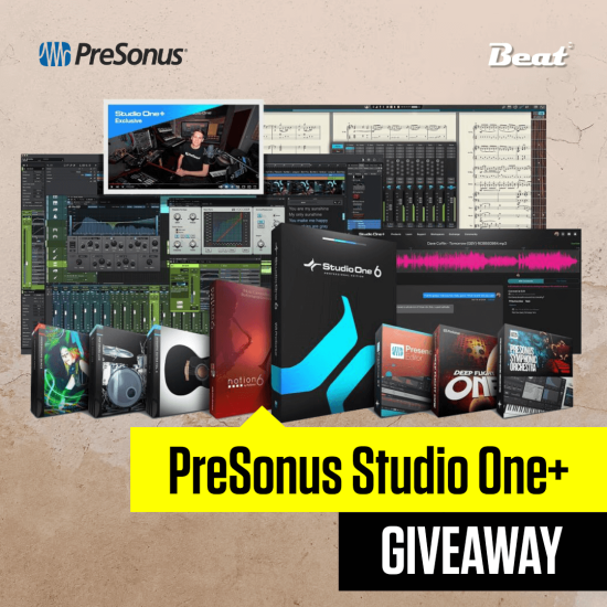 Beat Giveaway Presonus Studio One Presonus